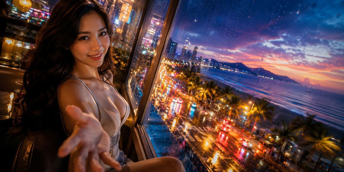 Người dùng Đà Nẵng xem kèo thể thao và đặt cược trên điện thoại trong quán cà phê