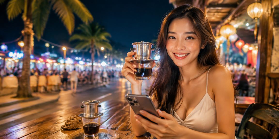 Người chơi tại Nha Trang sử dụng điện thoại để xem live betting và kèo thể thao trực tuyến